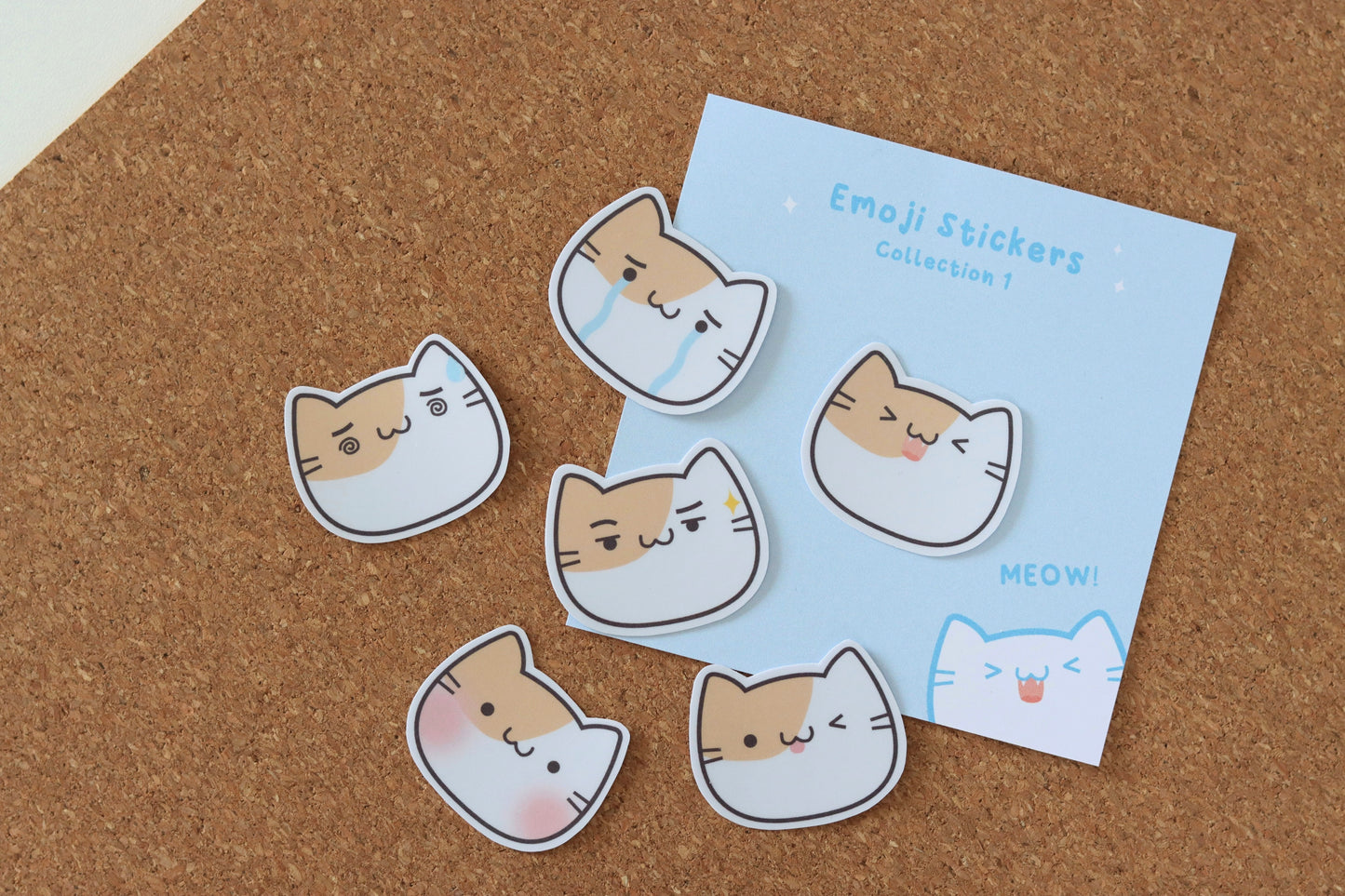 Small Emoji Sticker Set (6pcs)