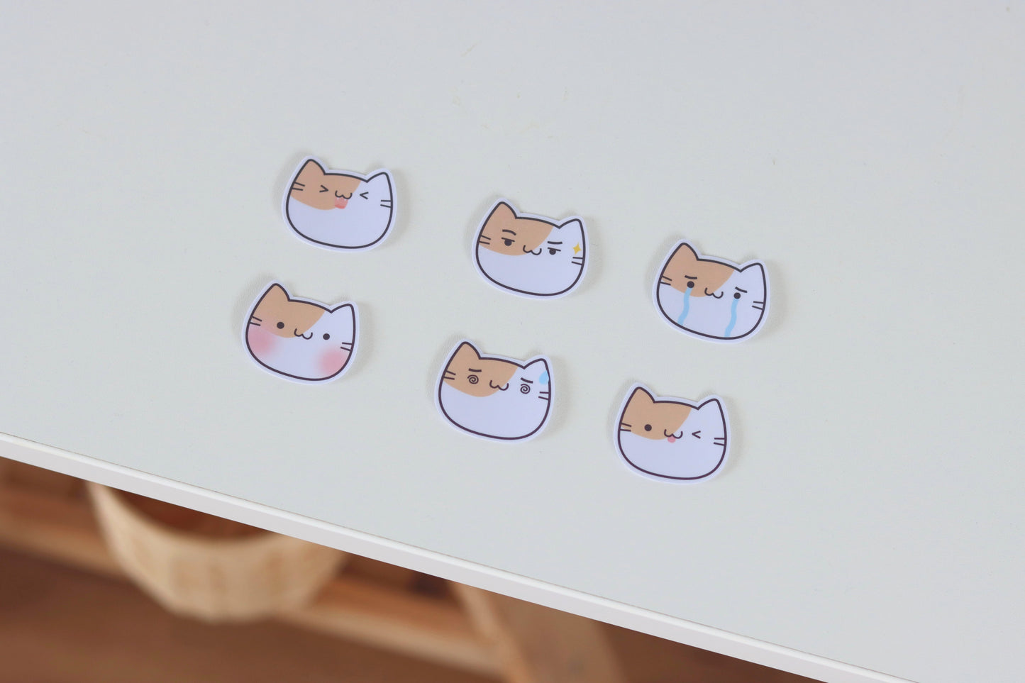 Small Emoji Sticker Set (6pcs)