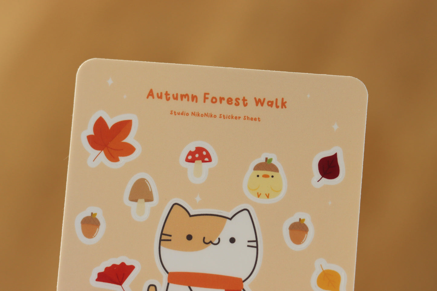 Autumn Forest Walk - Vinyl Sticker Sheet