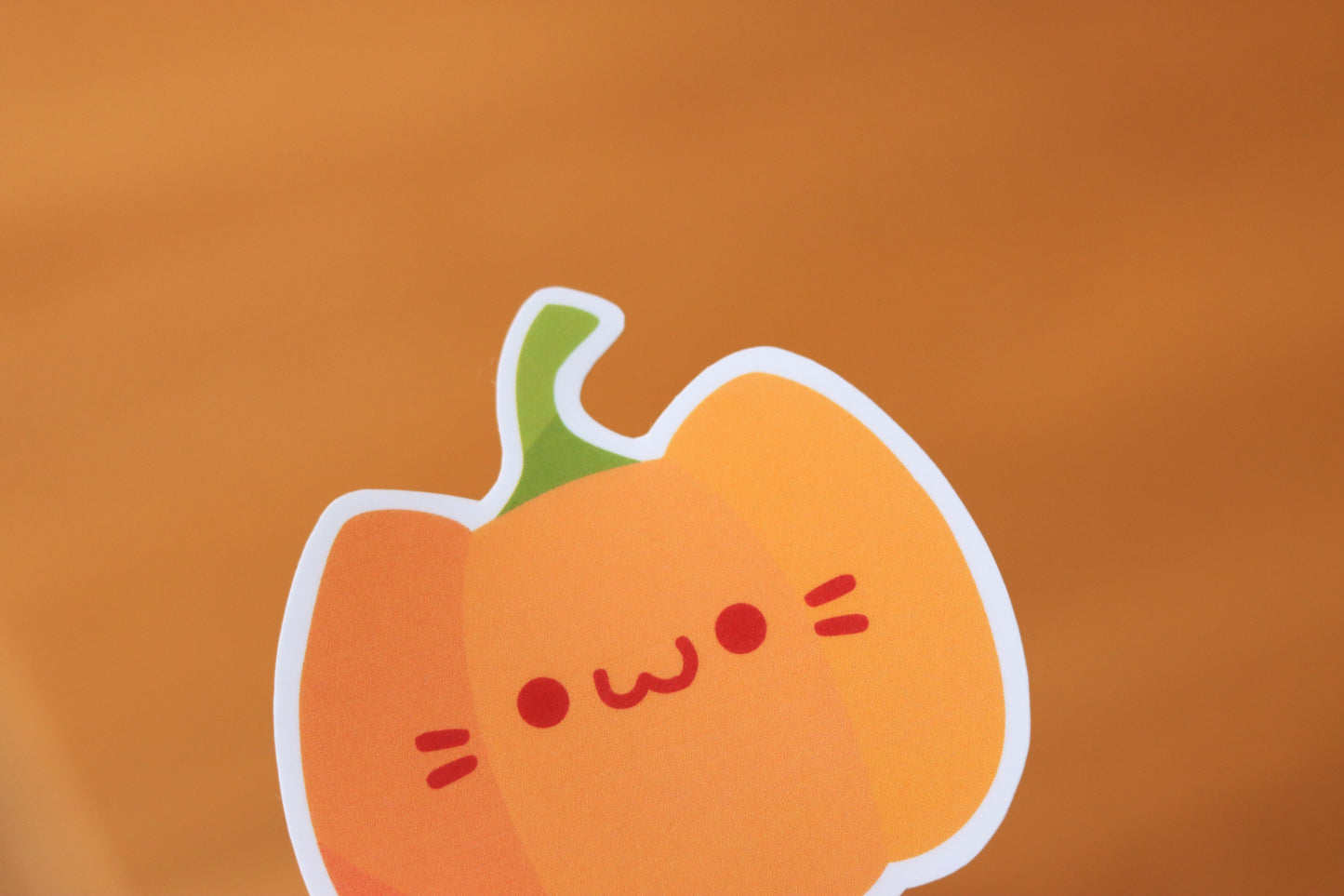 Autumn Cat Pumpkin - Vinyl Sticker