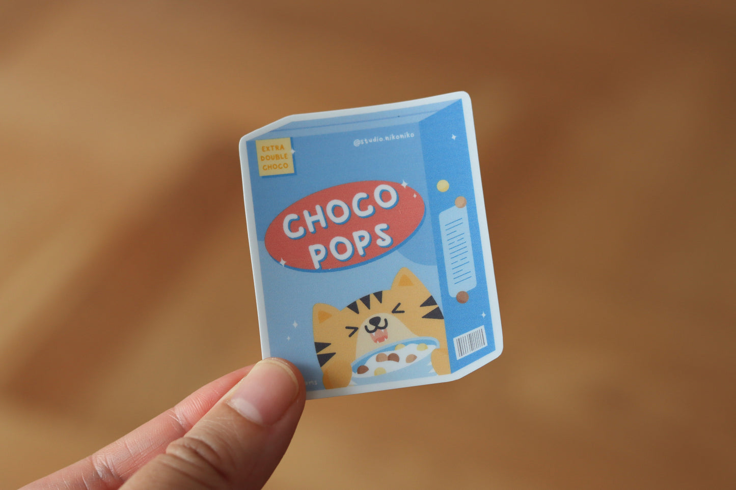 Cereal Box - Choco Pops - Sticker set
