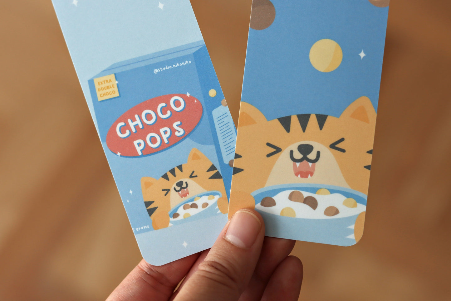 Cereal Box - Choco Pops Bookmark