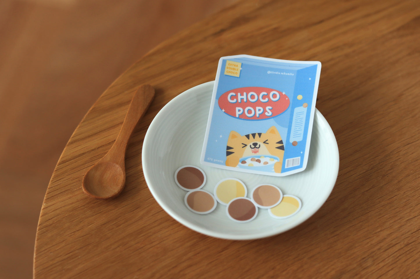 Cereal Box - Choco Pops - Sticker set