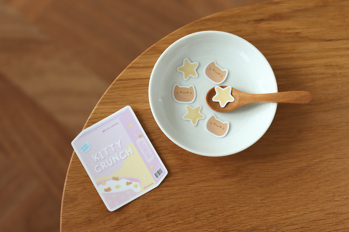 Cereal Box - Kitty Crunch - Sticker set