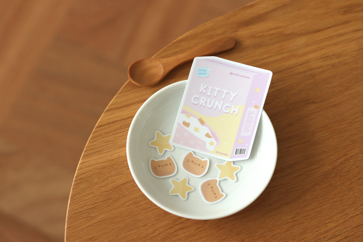 Cereal Box - Kitty Crunch - Sticker set
