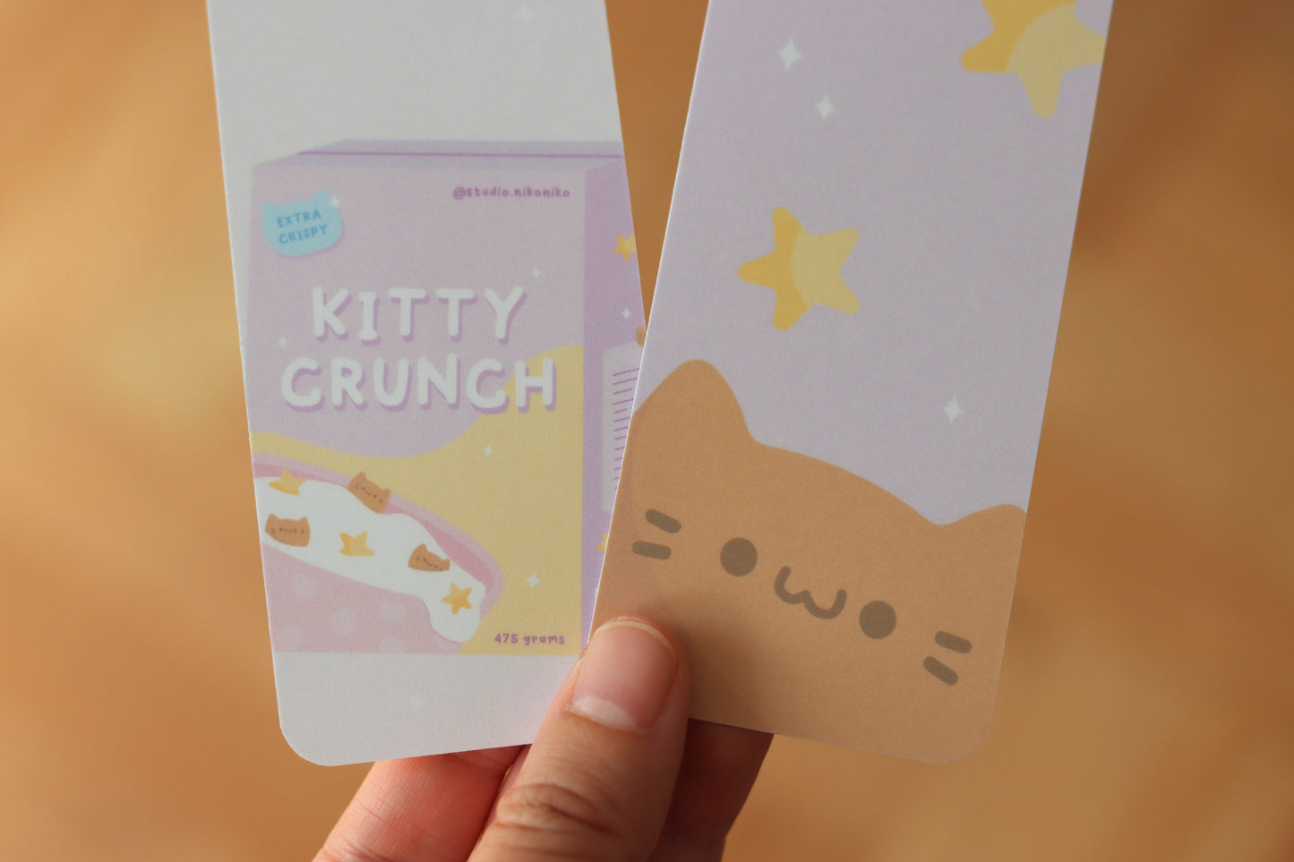 Cereal Box - Kitty Crunch Bookmark