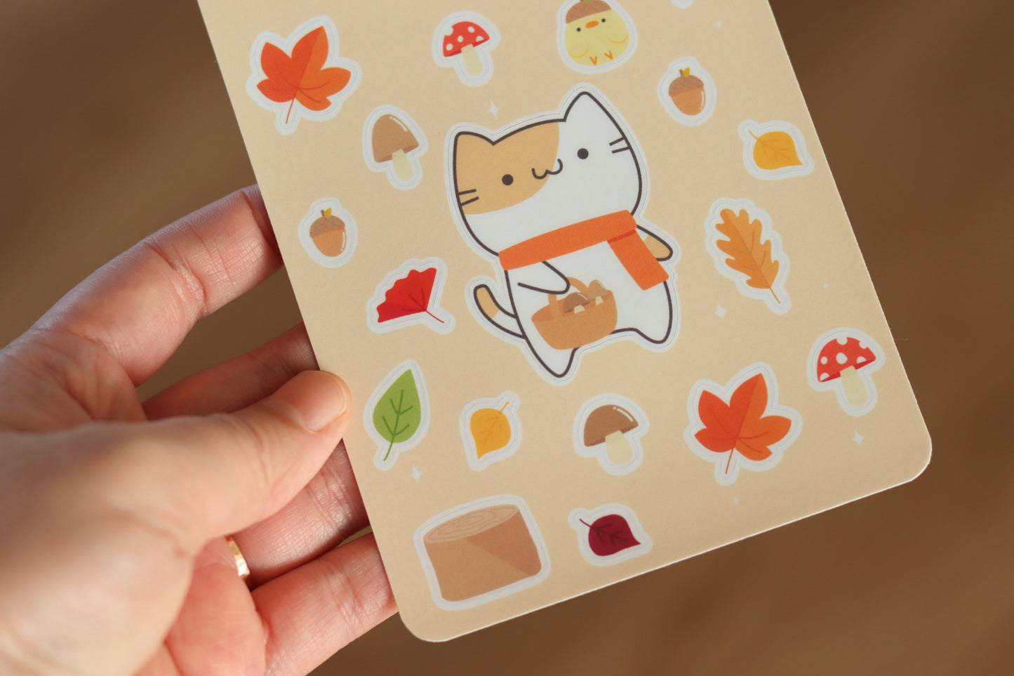 Autumn Forest Walk - Vinyl Sticker Sheet