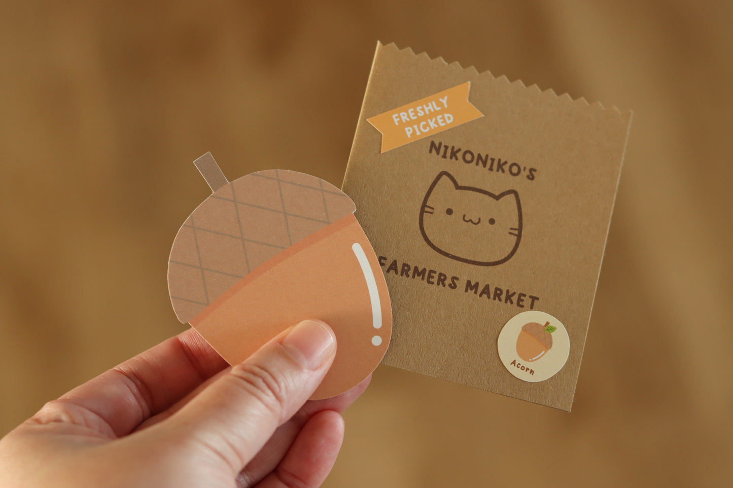 Acorn Memo Cards (10 pcs)