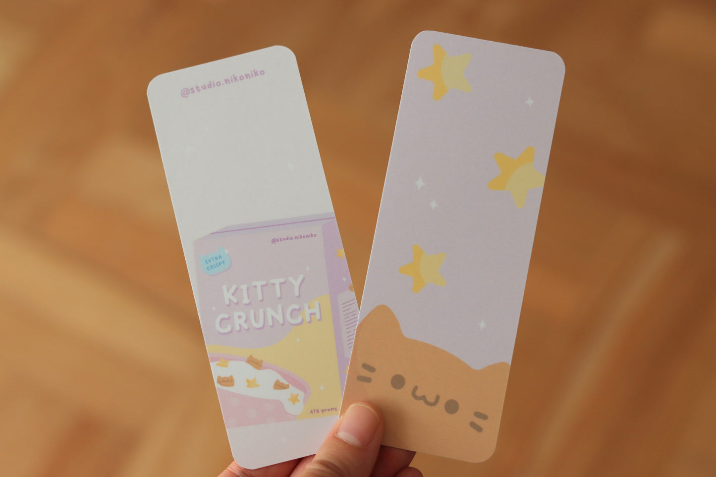 Cereal Box - Kitty Crunch Bookmark
